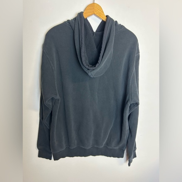 Adidas Sustainability Mens kangaroo Pocket Hoodie Sweatshirt Size M Charcoal - Picture 9 of 14